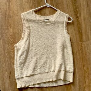 Cream vest